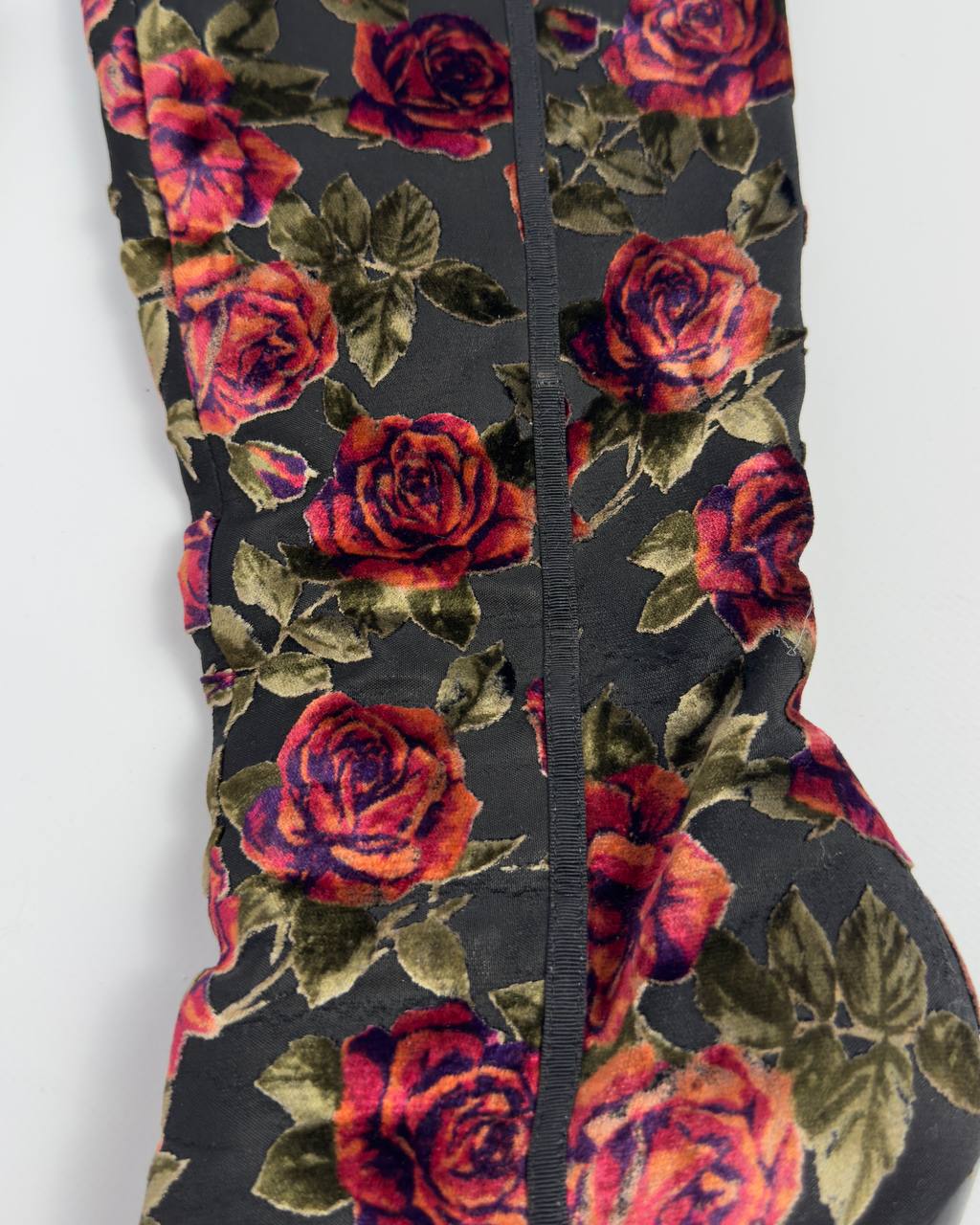 Casadei Vintage Roses Boots — 39