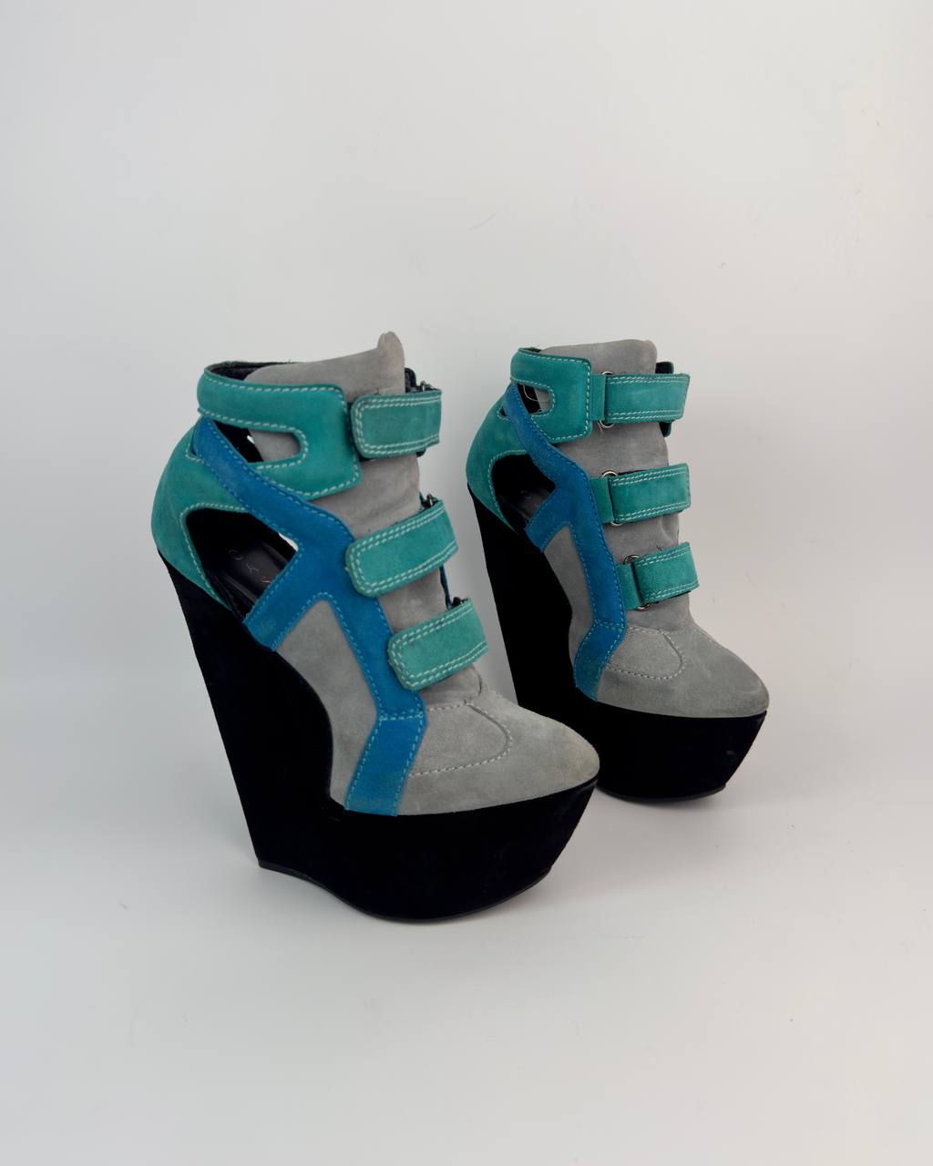 Casadei Vintage Wedge Boots — 37/37.5