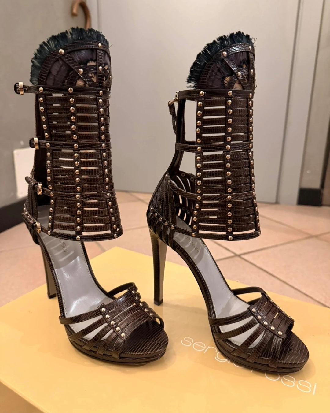 Sergio Rossi 2010 Gladiator Heels — 36
