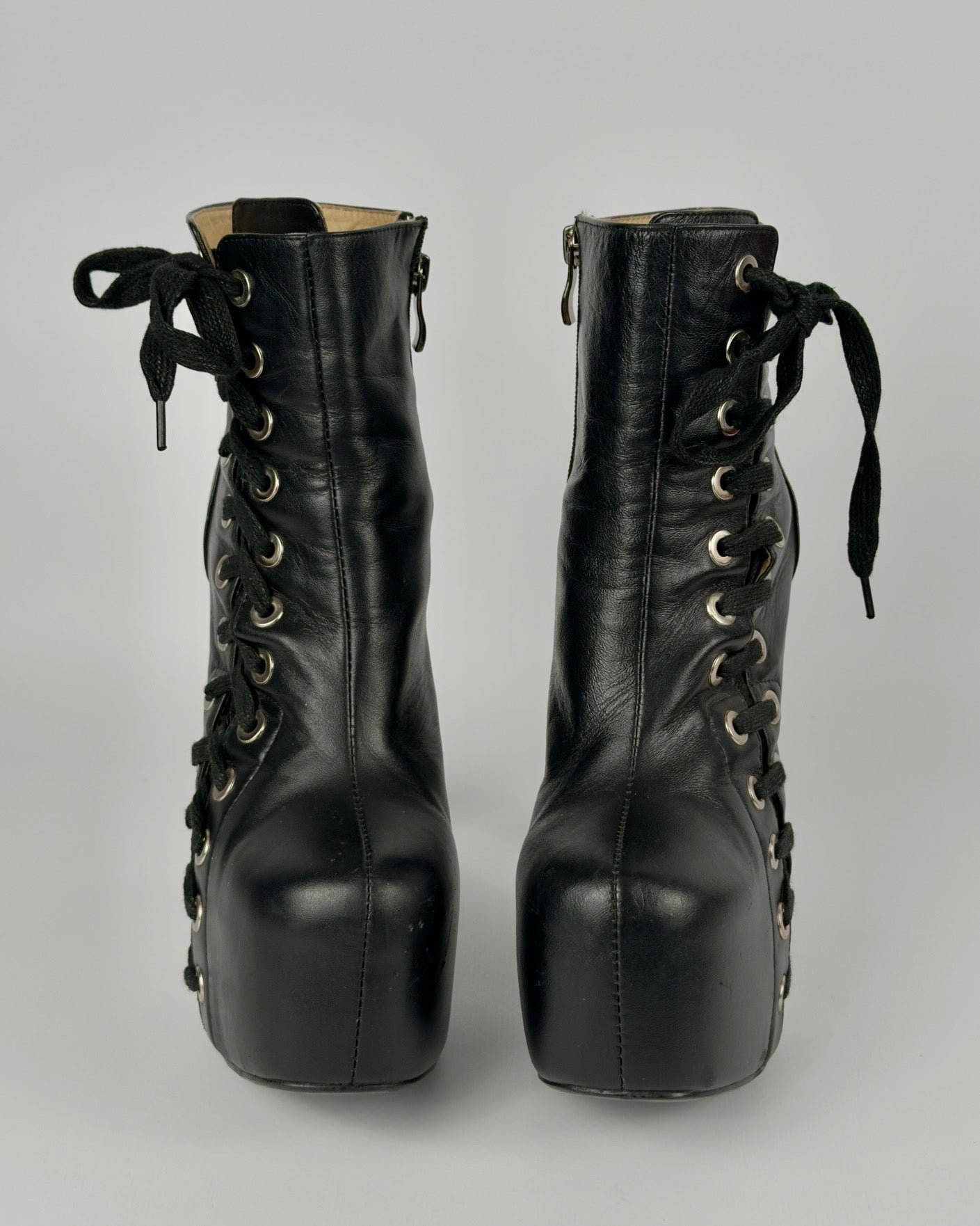 Gianmarco Lorenzi Spine Heel Boots — 40