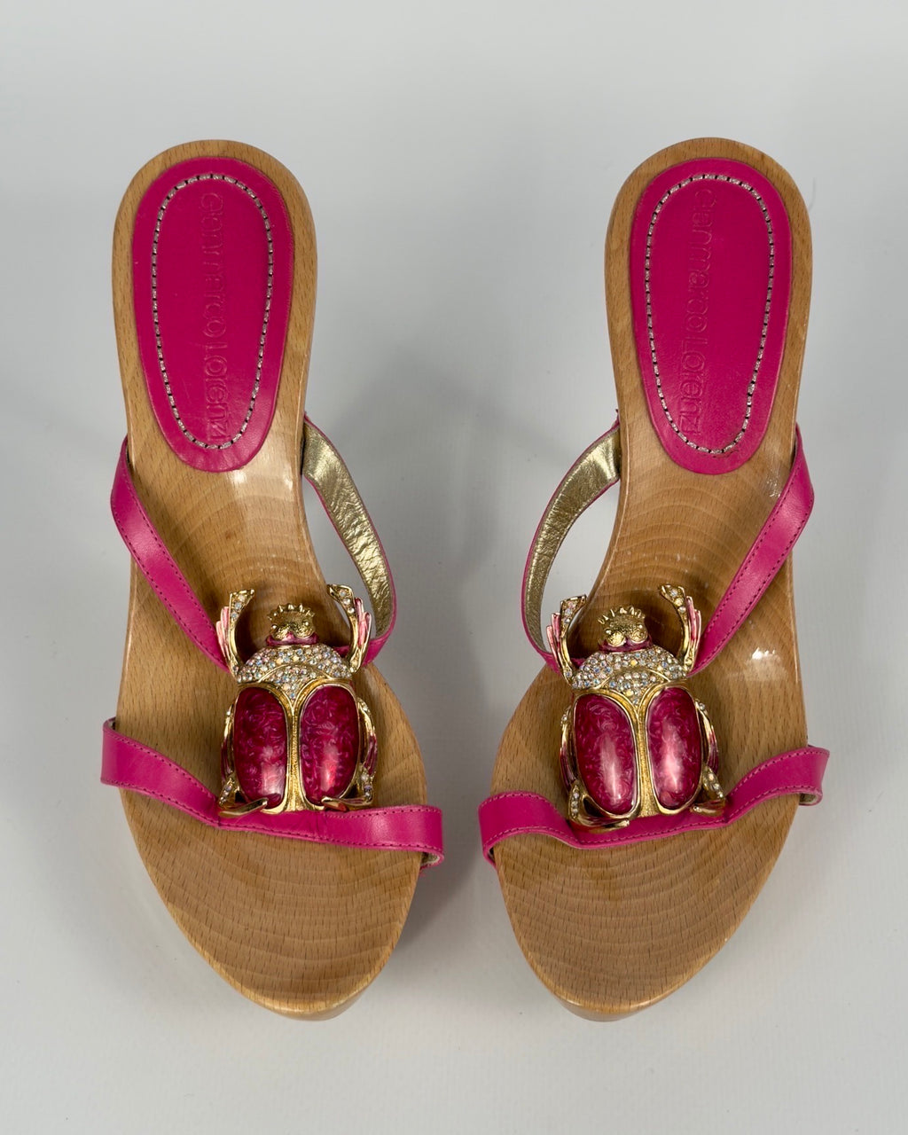 Gianmarco Lorenzi Vintage Beetle Heels — 39