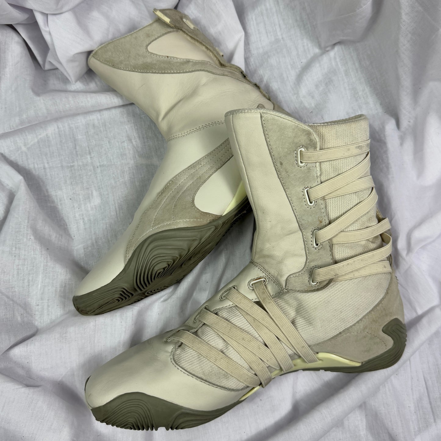 Puma RARE Vintage Laced Up Boxing Boots 40.5/41