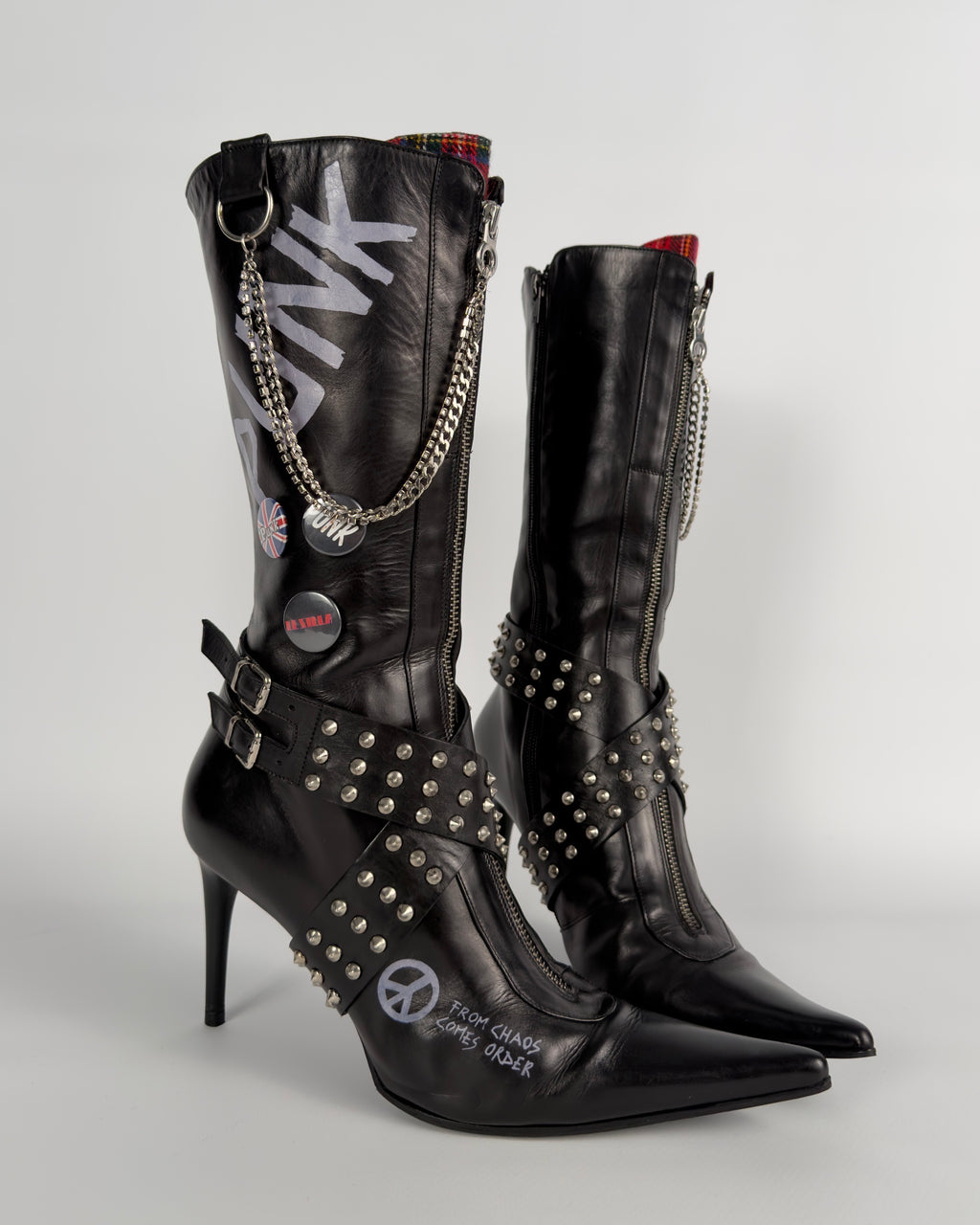 Le Silla Vintage Punk Boots — 40
