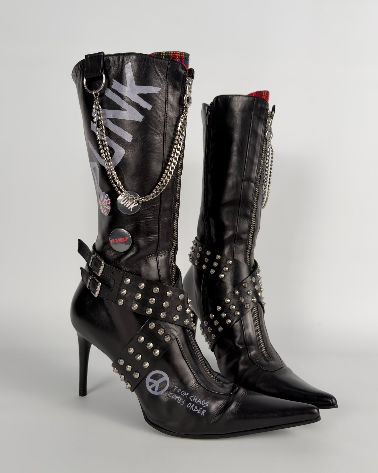 Le Silla Vintage Punk Boots — 40