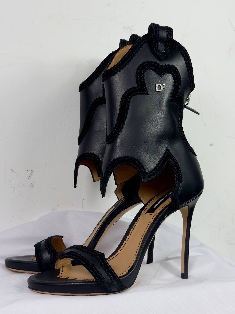 Dsquared2 Rodeo Girl Cowboy Heels 37 & 38 new with box