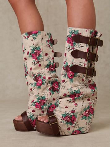 Irregular Choice Mo Money Mo Heel Boots — 39/40