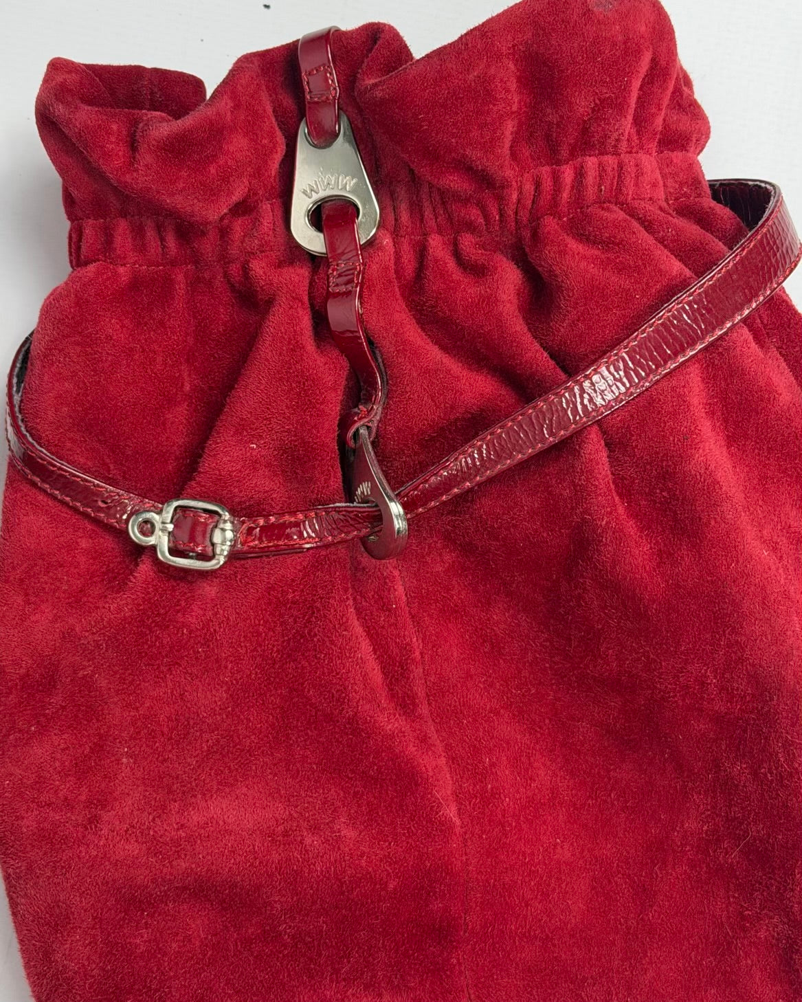 Vintage Italian Suede Slouch Boots — 39