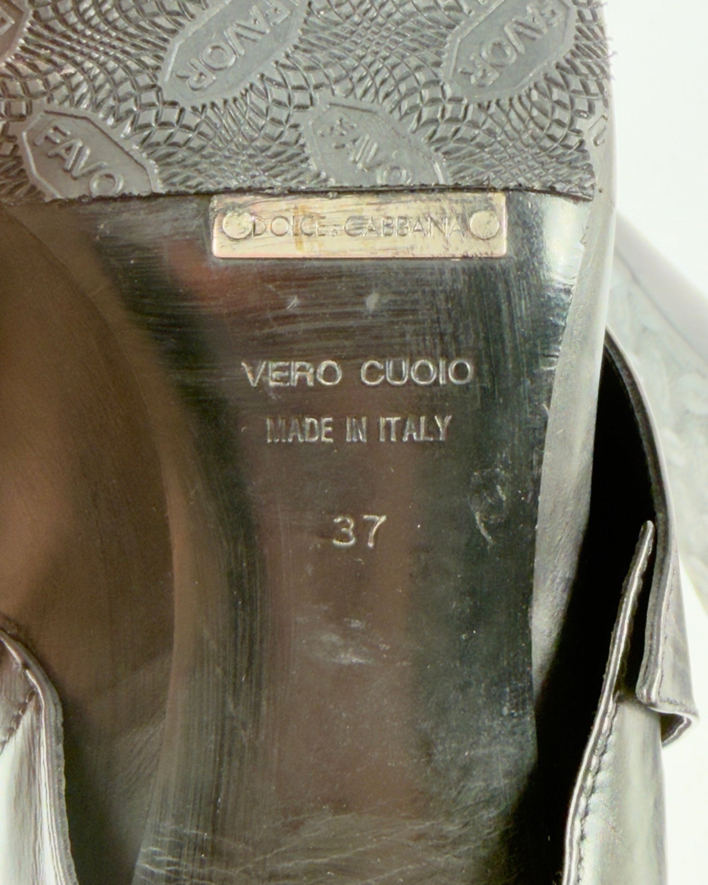 Dolce & Gabbana 2003 Buckle Boots — 37