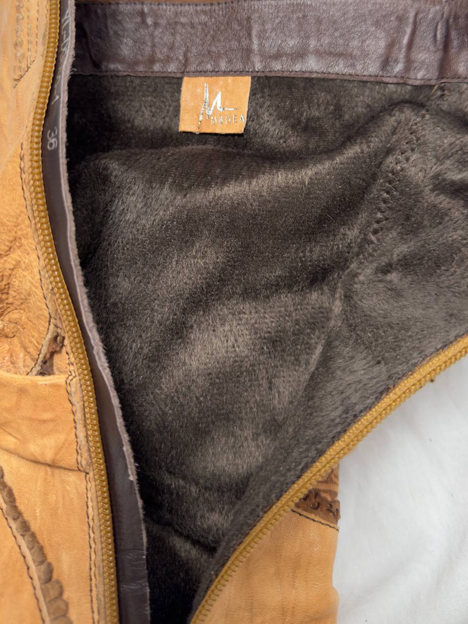 Vintage Italian Medea Leather Boots 36/37