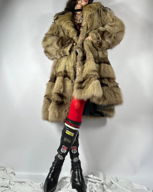 Vintage Canadian Fox Fur Coat