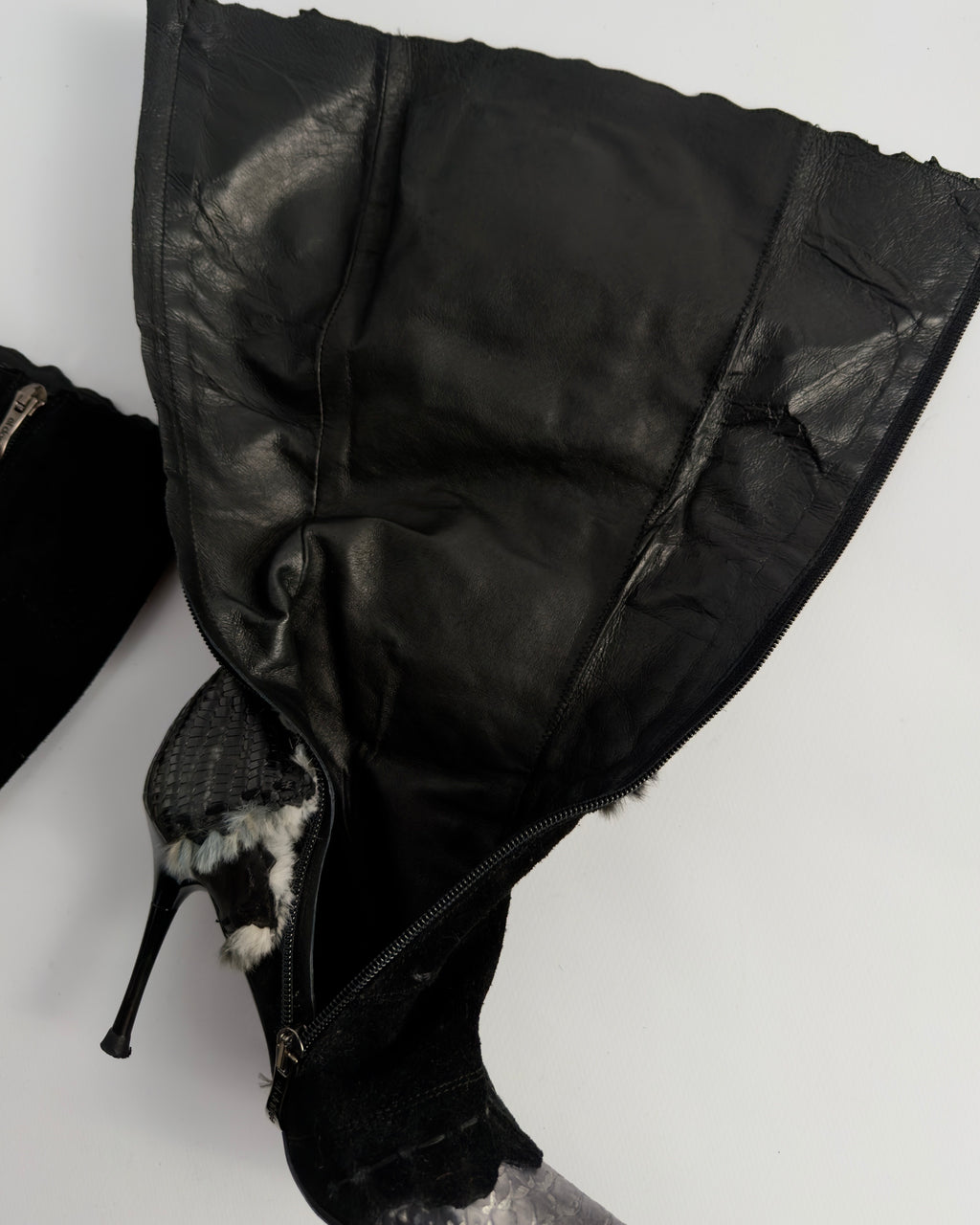 El Dante’s Couture Vintage Cargo Boots — 36