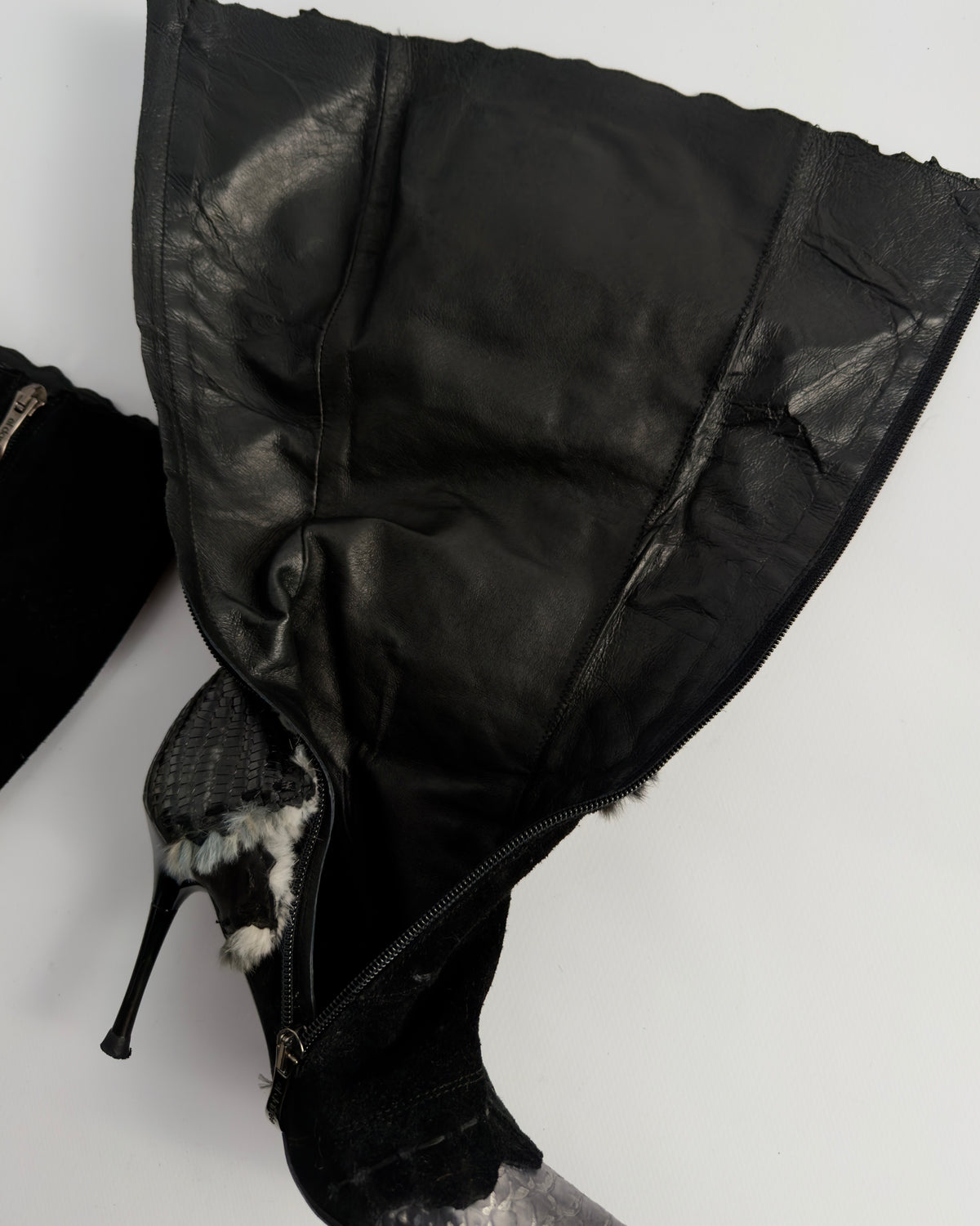 El Dante’s Couture Vintage Cargo Boots — 36