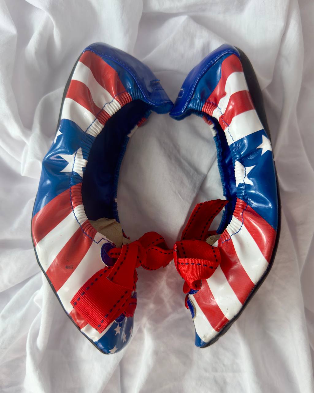 Vintage “Flag” Ballet Flats — 36/36.5