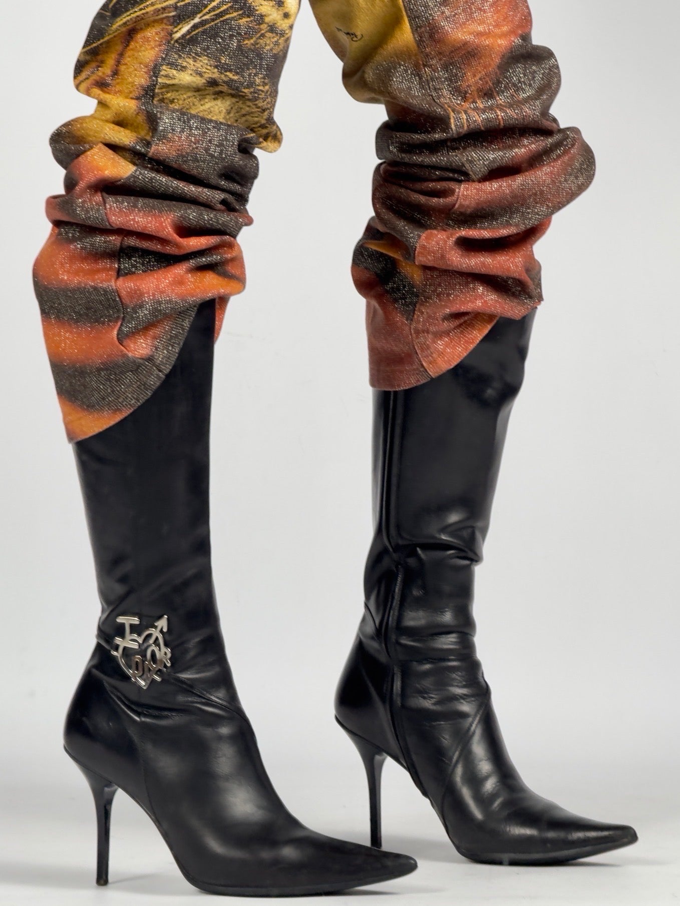 Dior by Galliano FW04 Vintage Leather Boots — 38