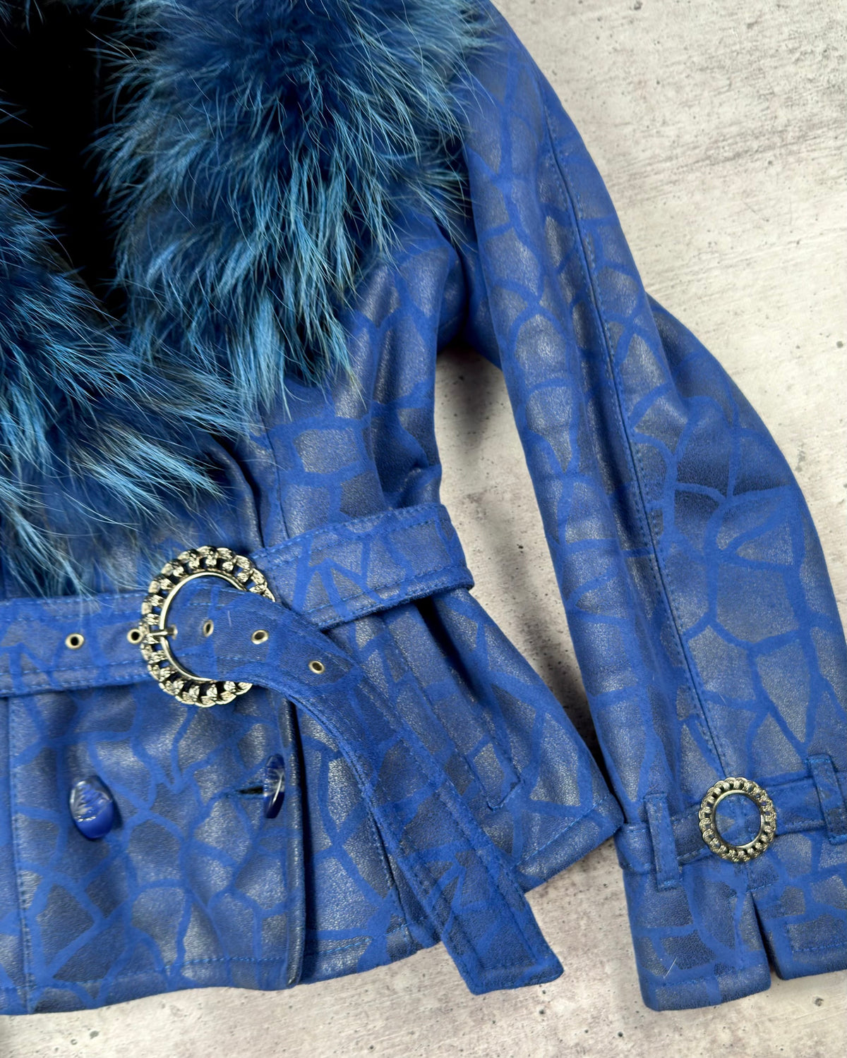 Vintage Faux Fur Shearling Jacket — S/M