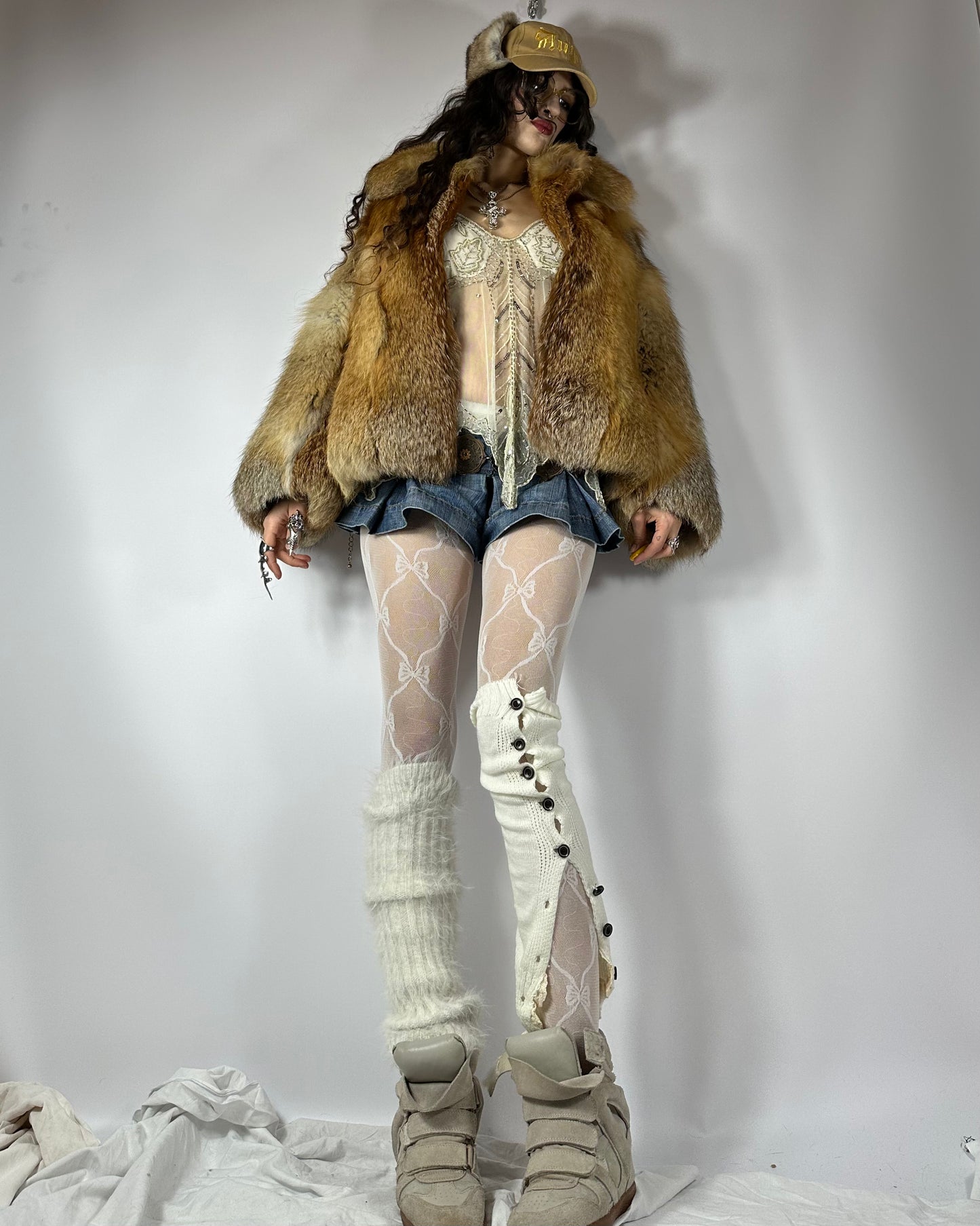 Vintage Fox Fur Coat