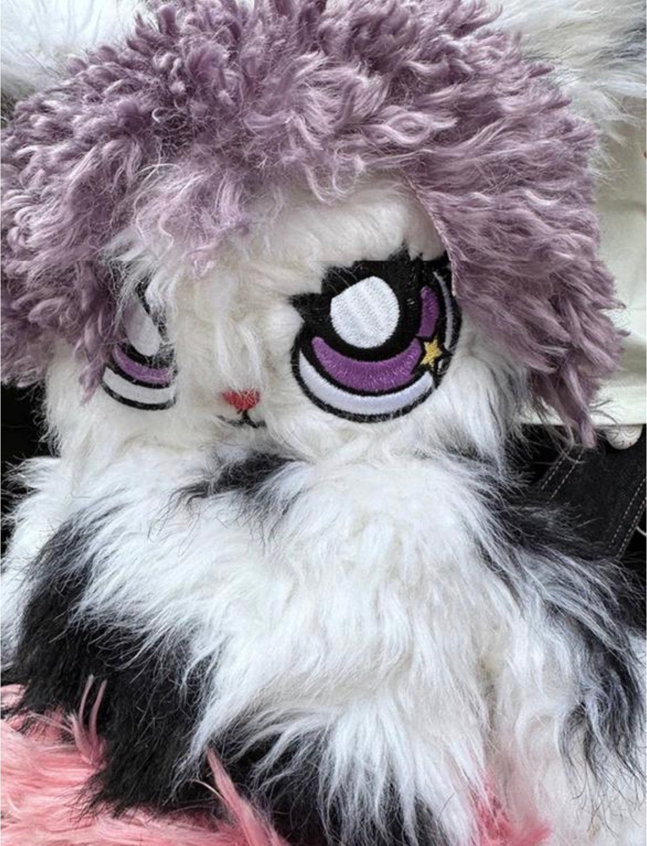 C-Fierce Fluffy bunny backpack