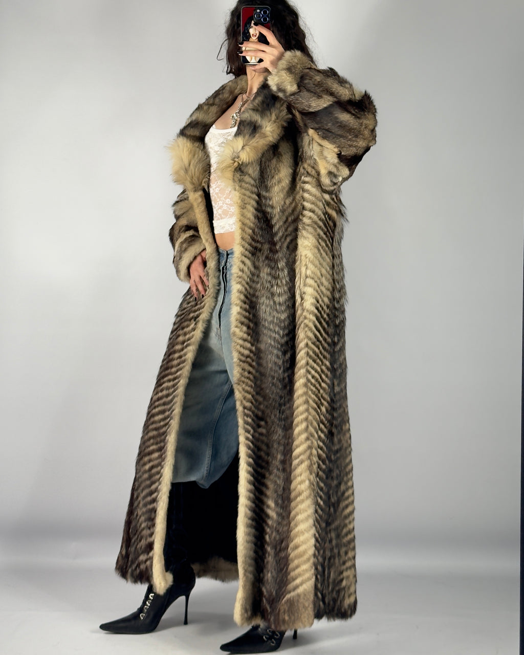 Vintage Fur Coat — M/XL