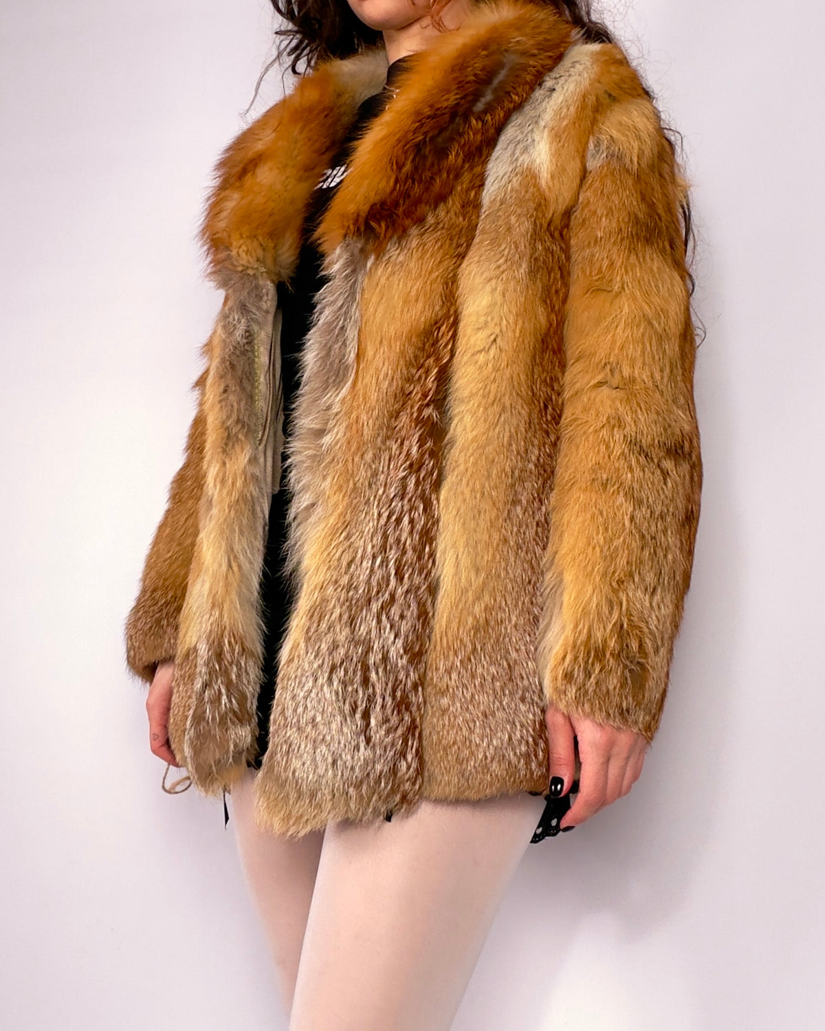 Vintage Fox Fur Jacket — XS/M