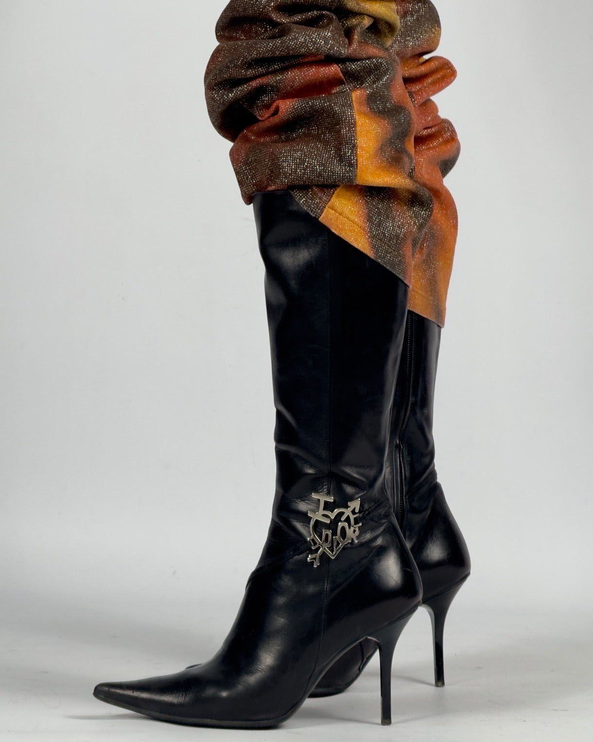 Dior by Galliano FW04 Vintage Leather Boots — 38