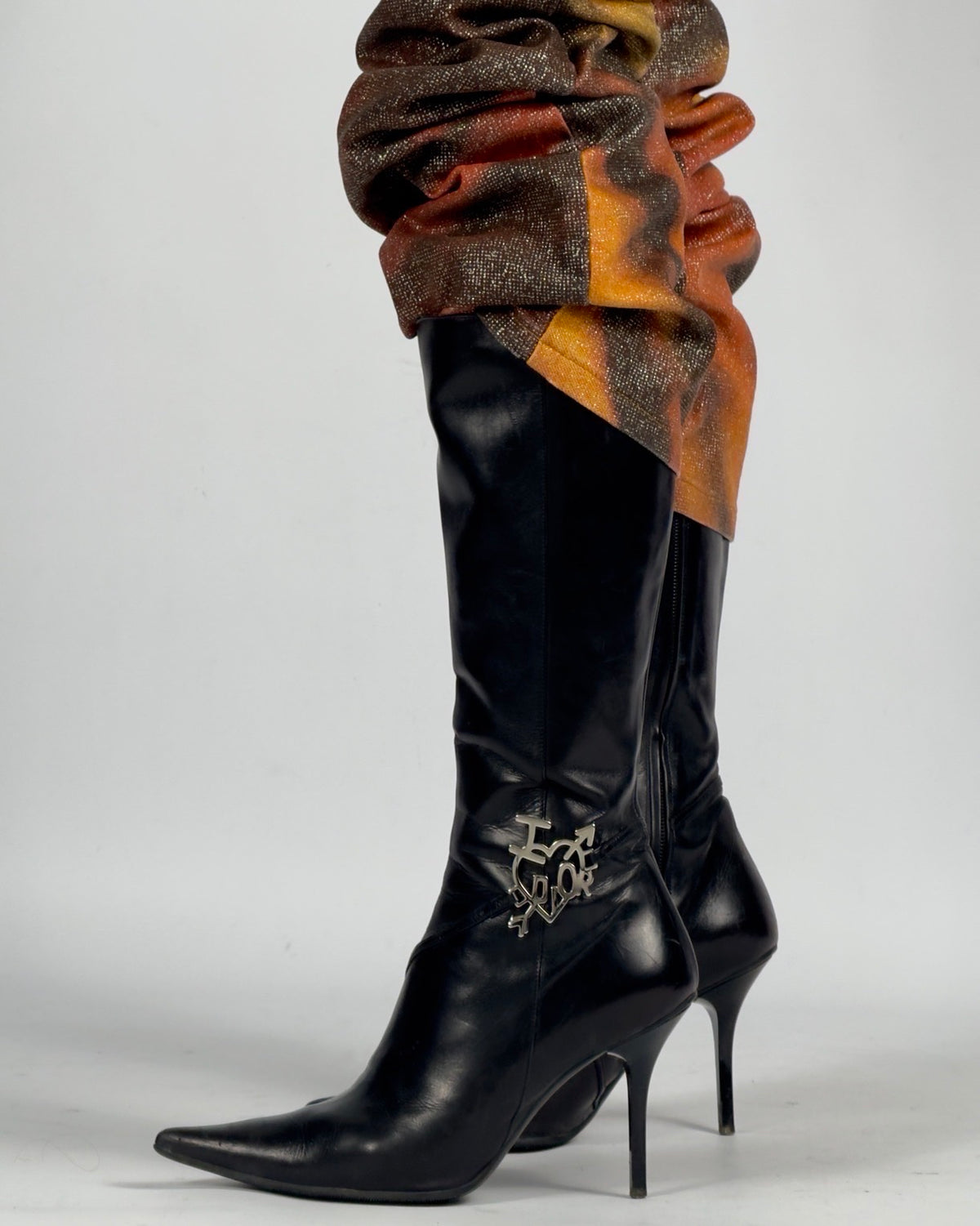 Dior by Galliano FW04 Vintage Leather Boots — 38