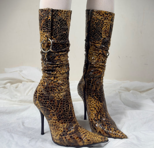 Vintage Italian Tiger Boots 39/40