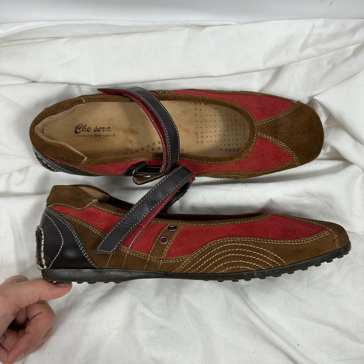 Vintage Suede Ballet Flats 40/41