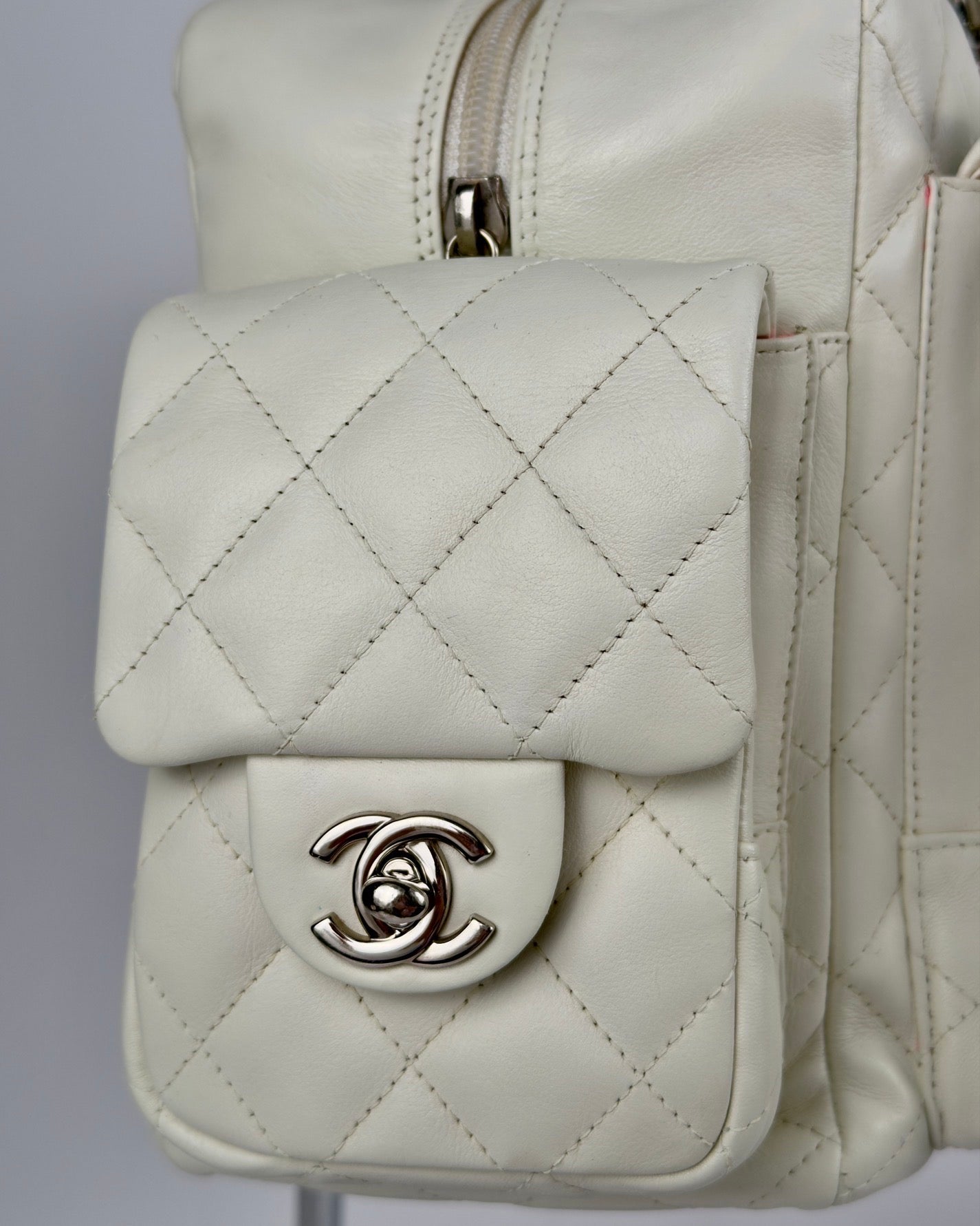 Chanel Cambon 2005 Multipocket Reporter Vintage Bag