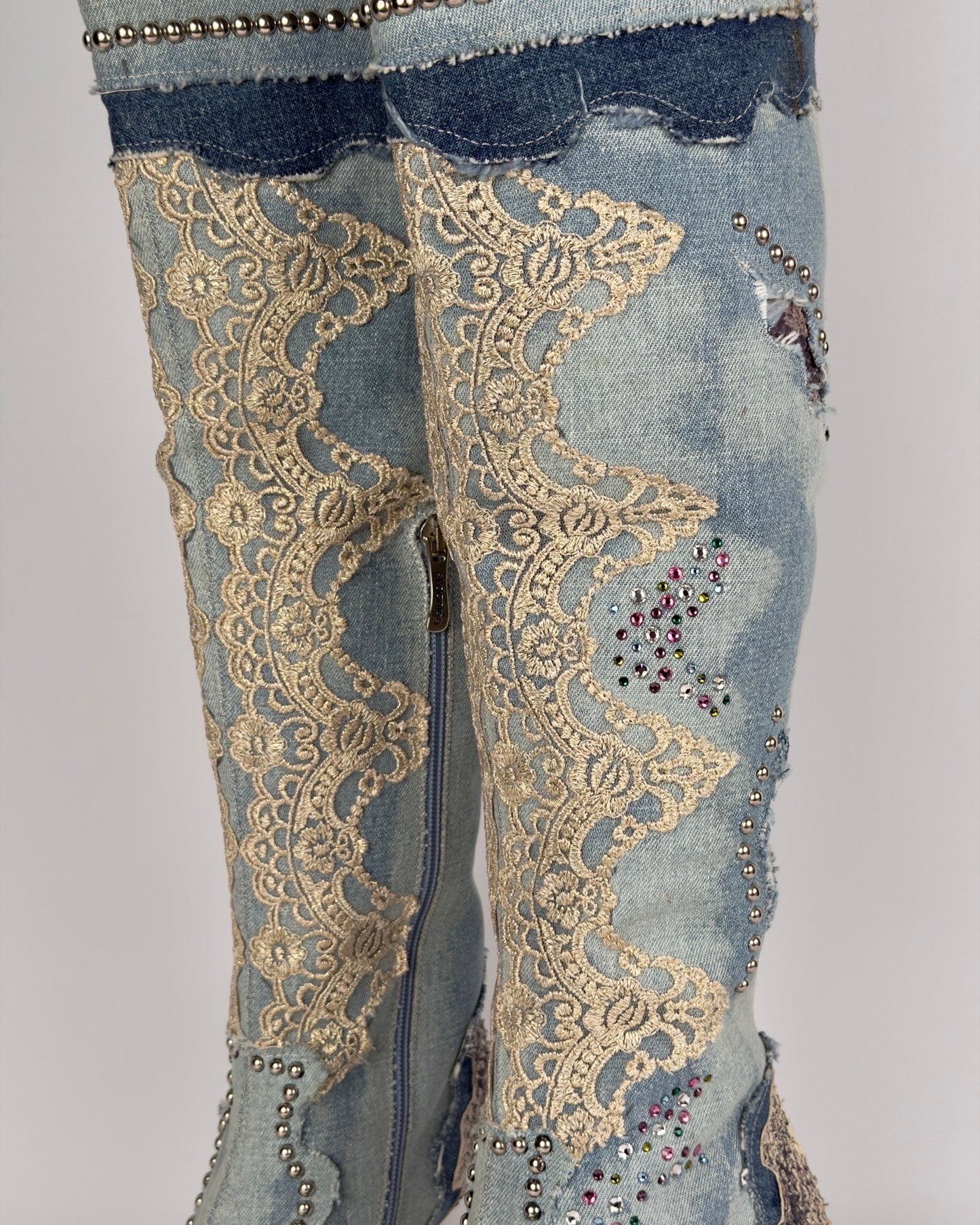El Dante’s Couture Vintage Boots — 38