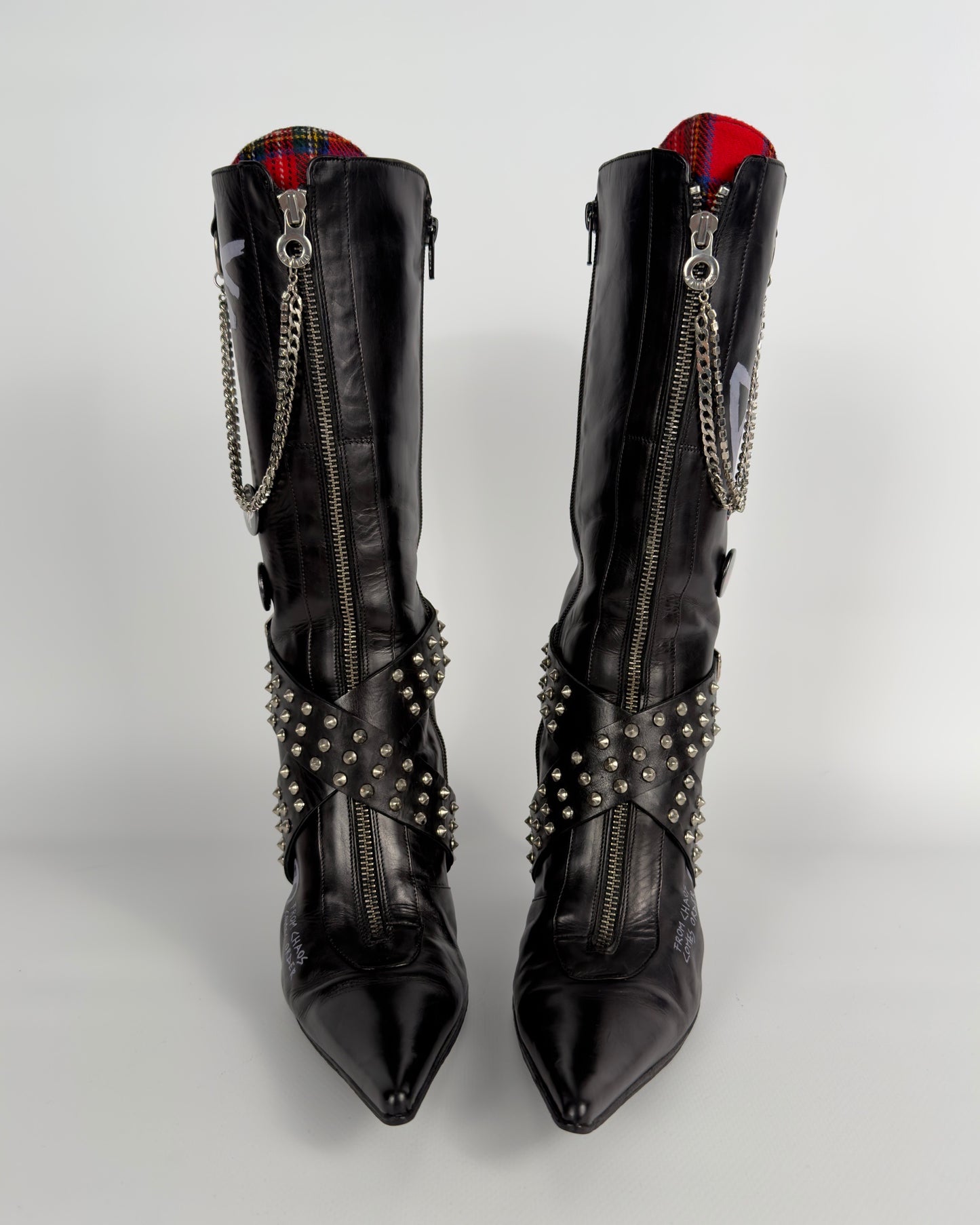 Le Silla Vintage Punk Boots — 40