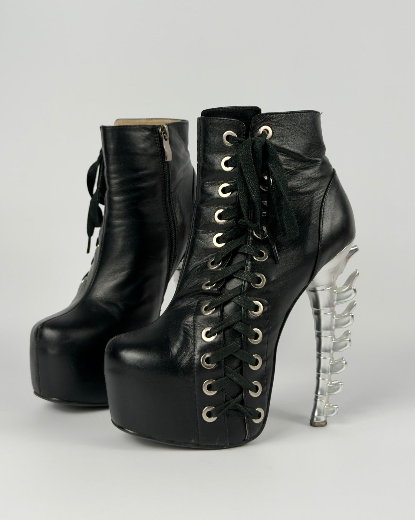 Gianmarco Lorenzi Spine Heel Boots — 36
