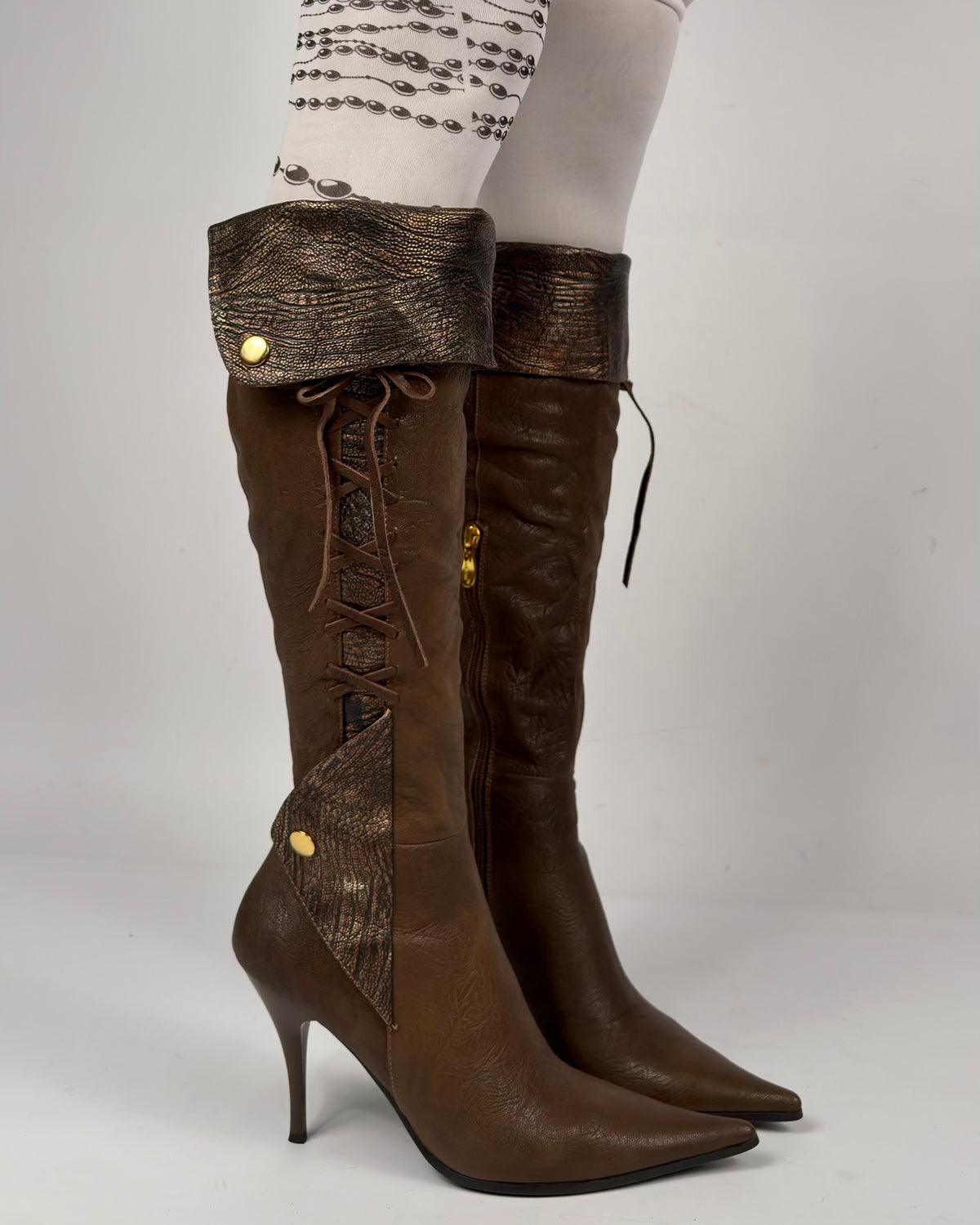 Vintage Leather Boots — 37, 38, 39