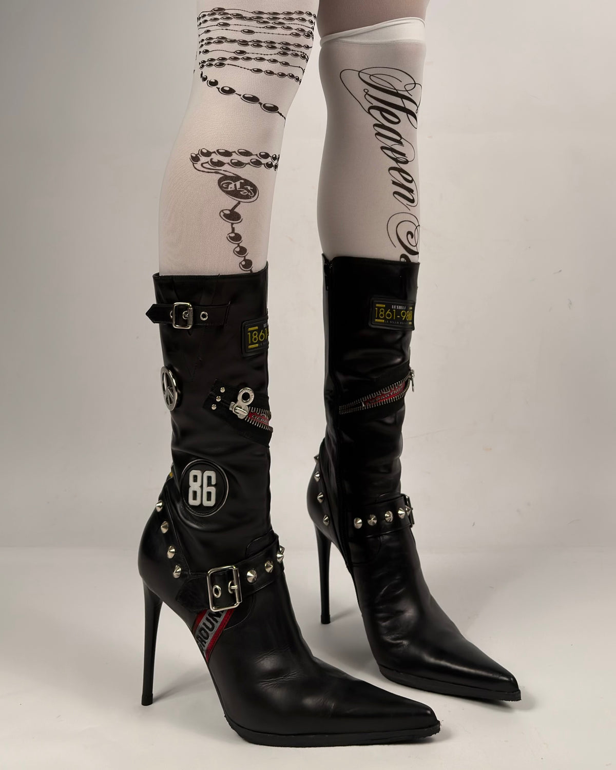 Le Silla Vintage Racing Boots — 38