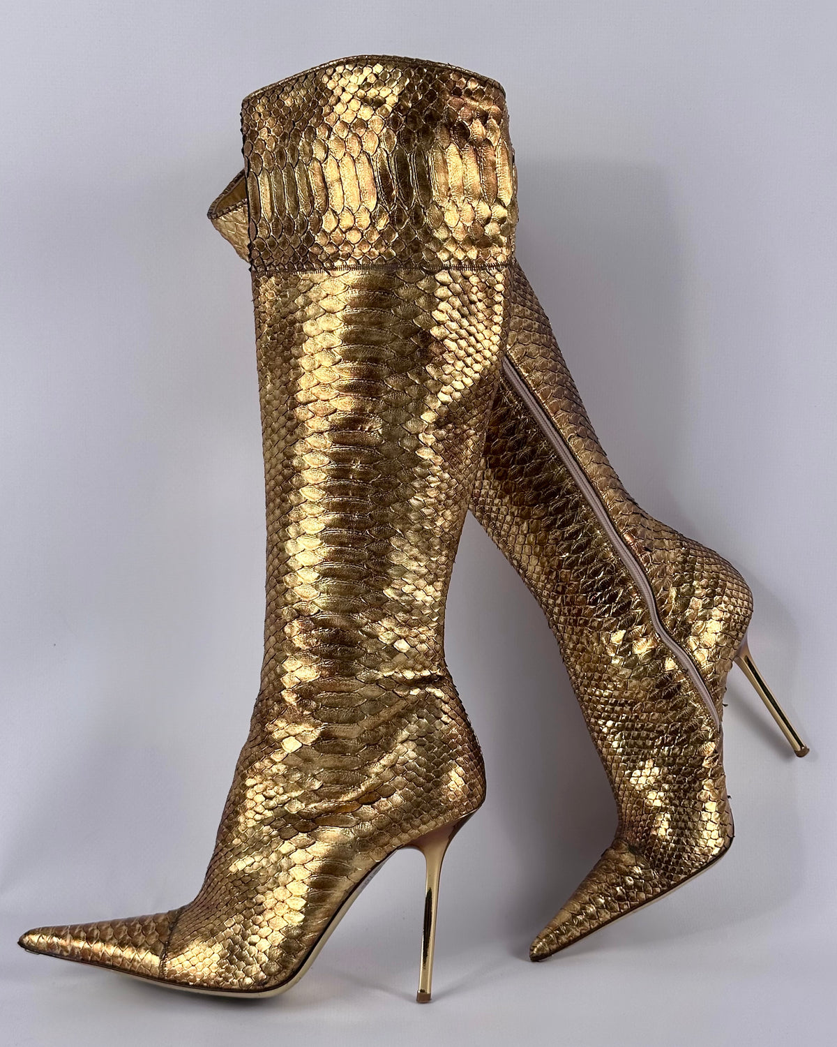 Gianmarco Lorenzi Vintage Leather Boots — 36