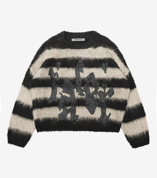 Racer Worldwide Stripe Mohair Sweater