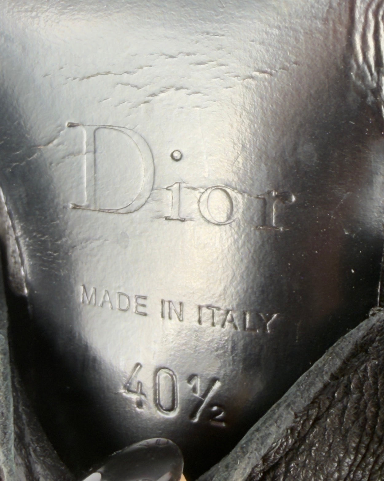 Christian Dior by Galliano SS2010 Leather Ankle Boots — 40/40.5
