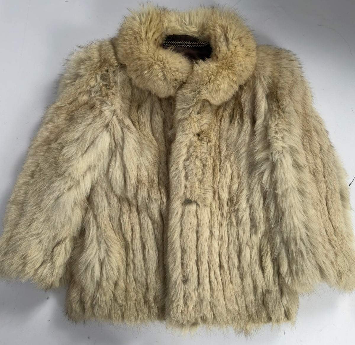 Vintage Arctic Fox Fur Jacket — XS/M