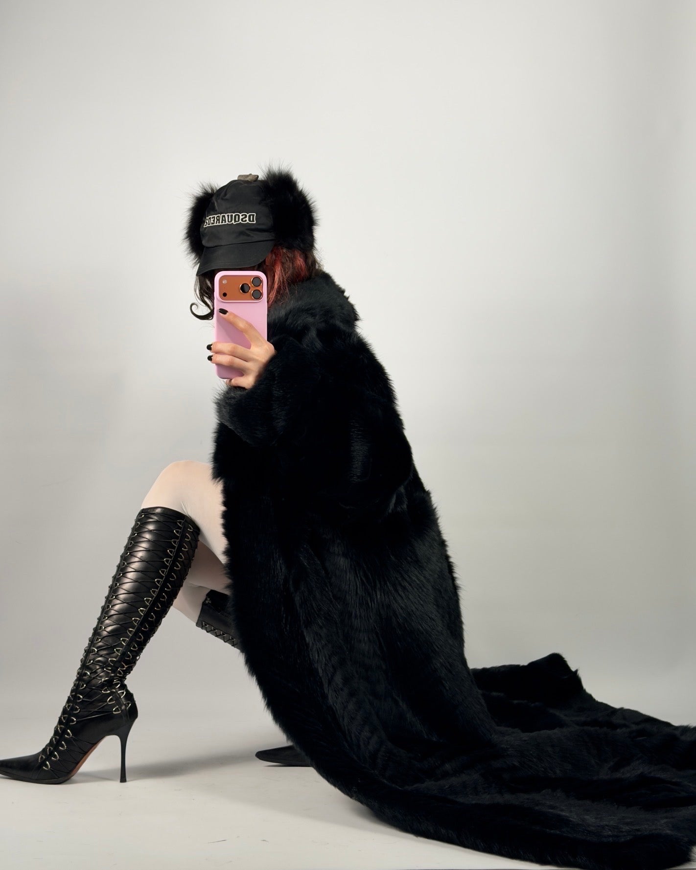 Vintage Fur Coat L/XXL