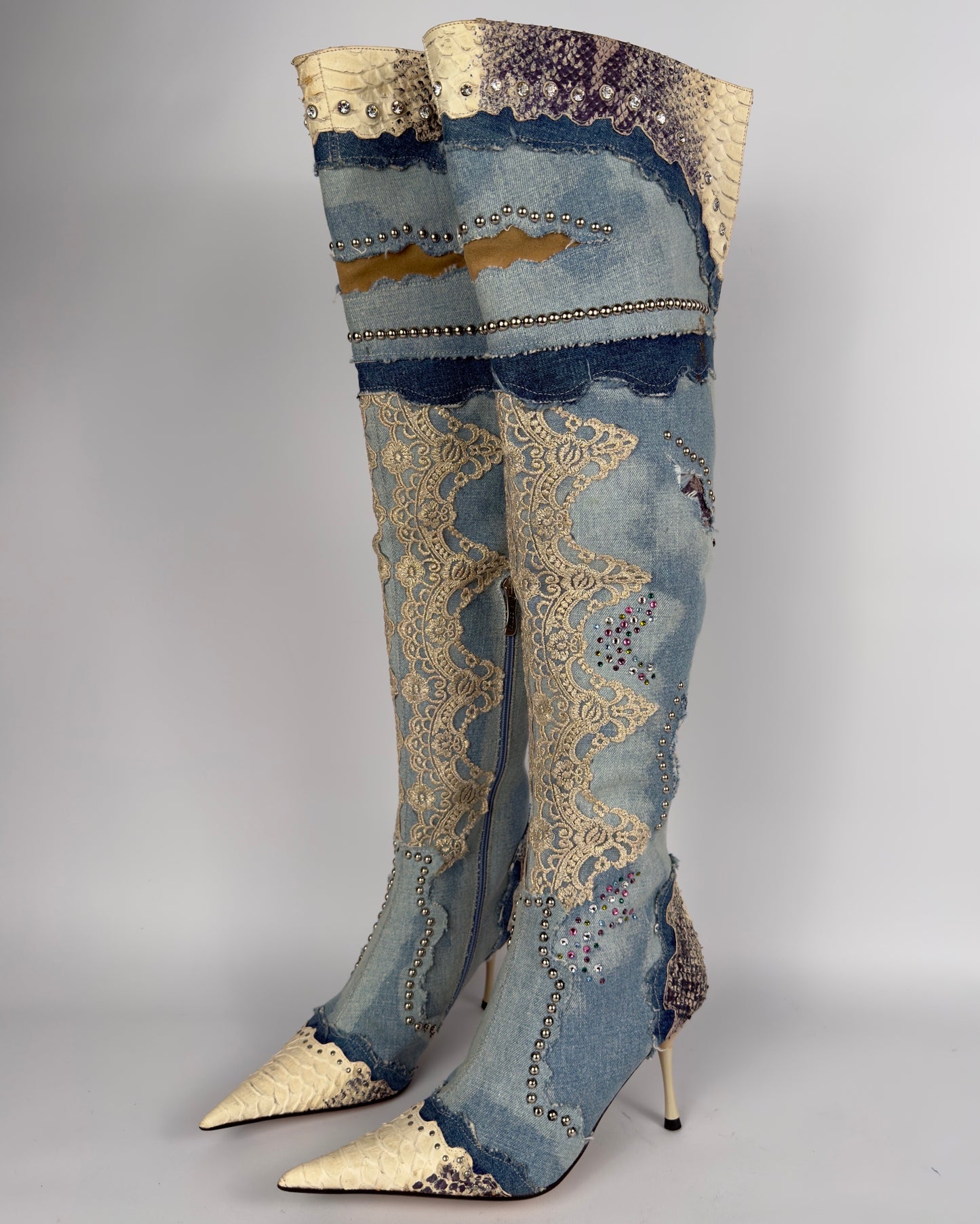 El Dante’s Couture Vintage Boots — 38