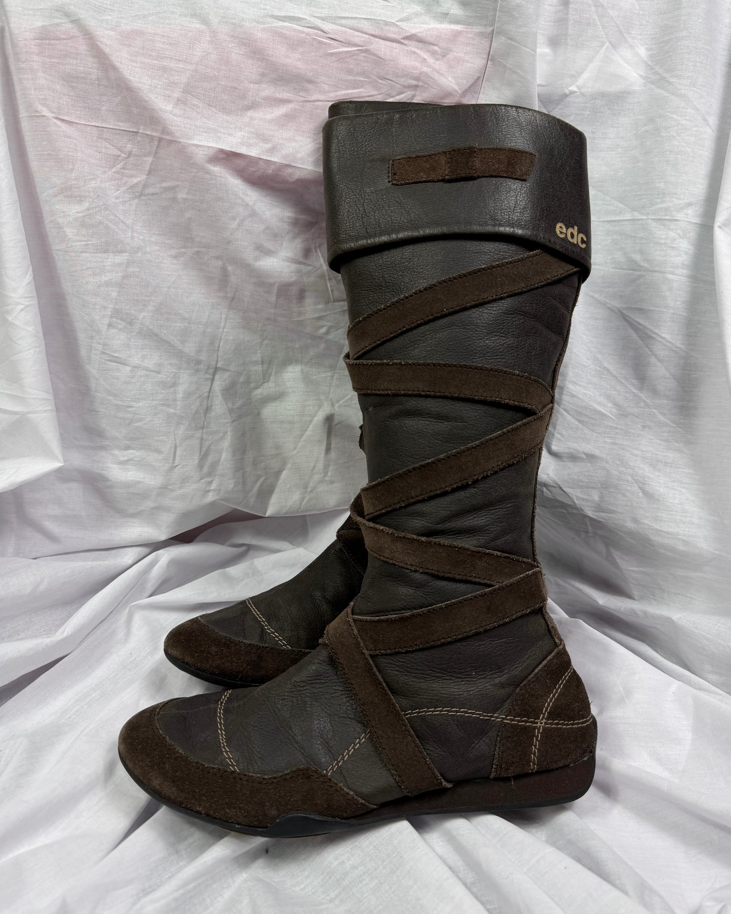 Vintage Mummy Moto Boots 40