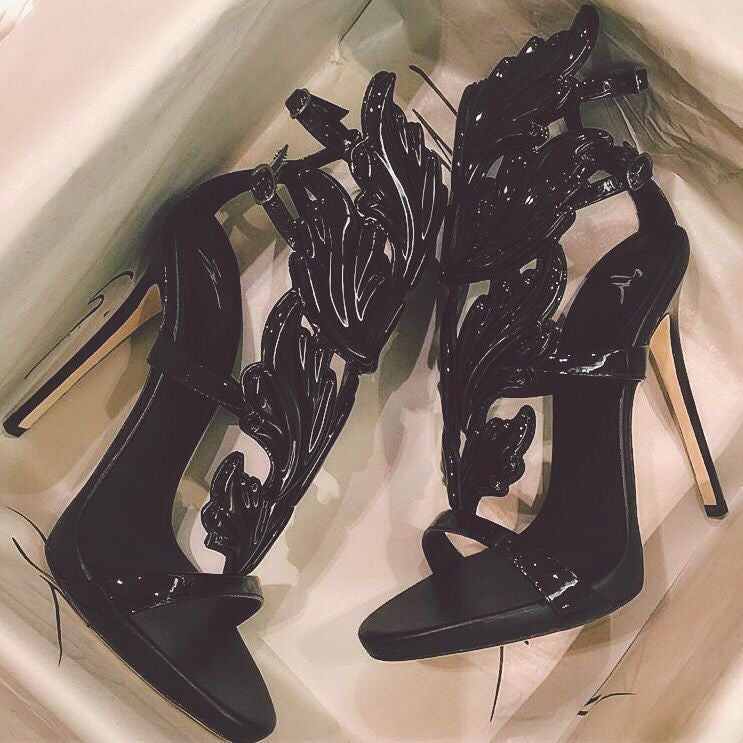 Giuseppe Zanotti Cruel Summer Wing Alien Heels — 36