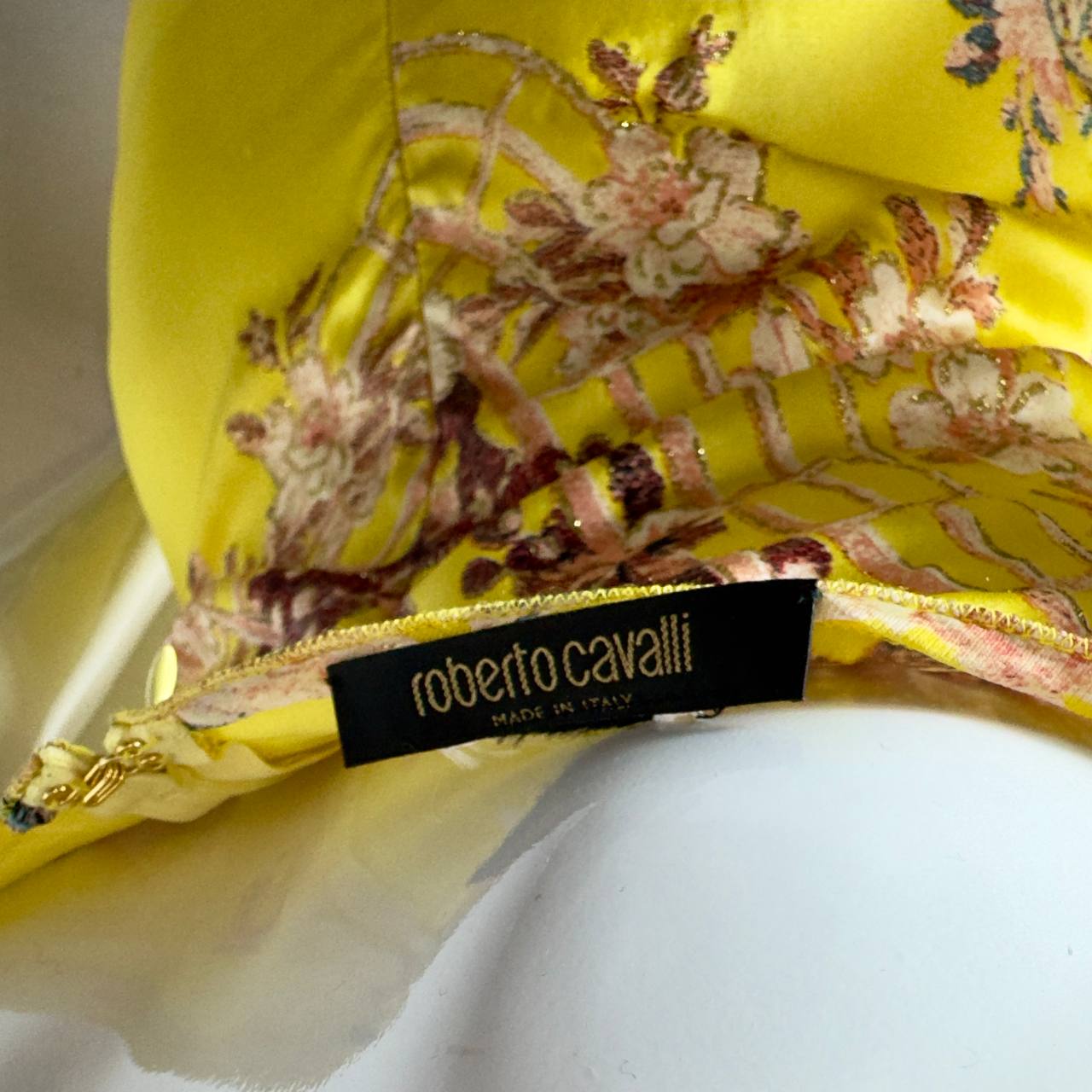 Roberto Cavalli S/S2003 Iconic Chinoiserie Silk Dress