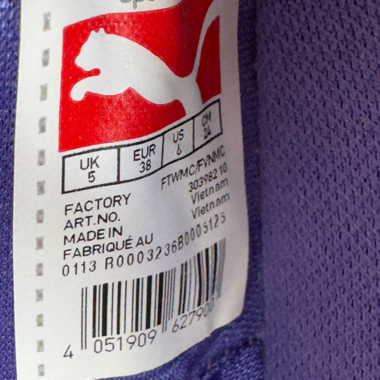 Puma Vintage Ballet Flats — 38/38.5
