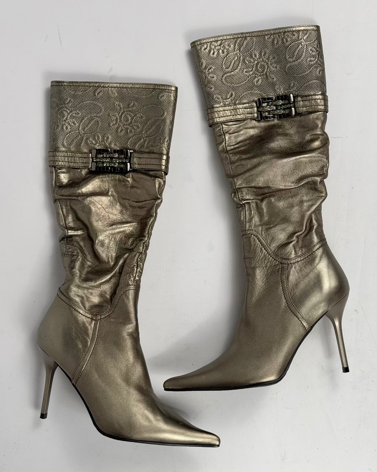 Vintage Leather Boots — 38