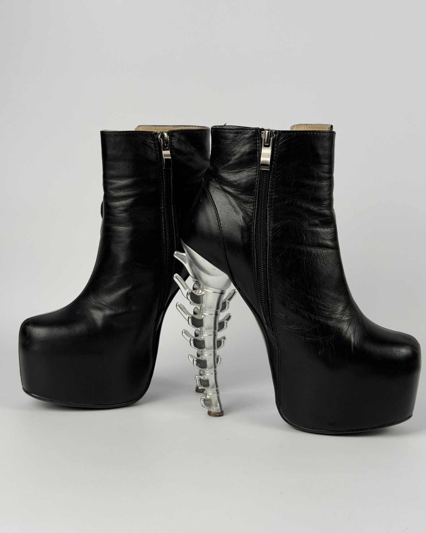 Gianmarco Lorenzi Spine Heel Boots — 36