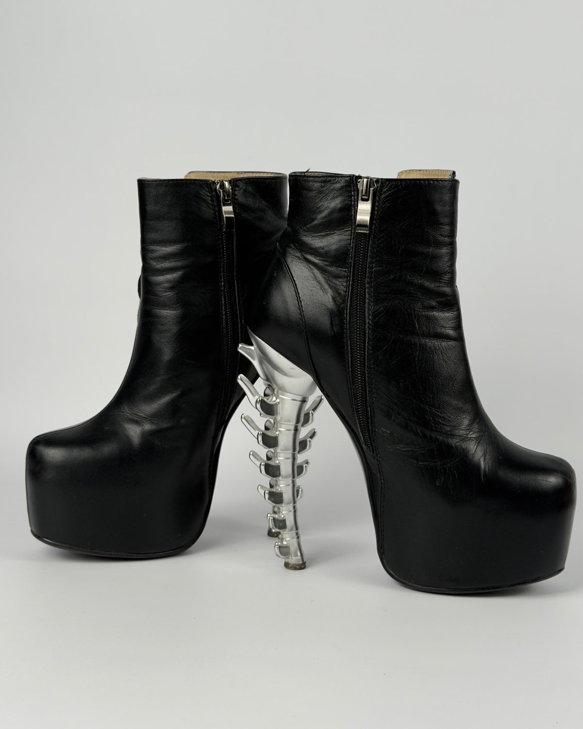Gianmarco Lorenzi Spine Heel Boots — 36