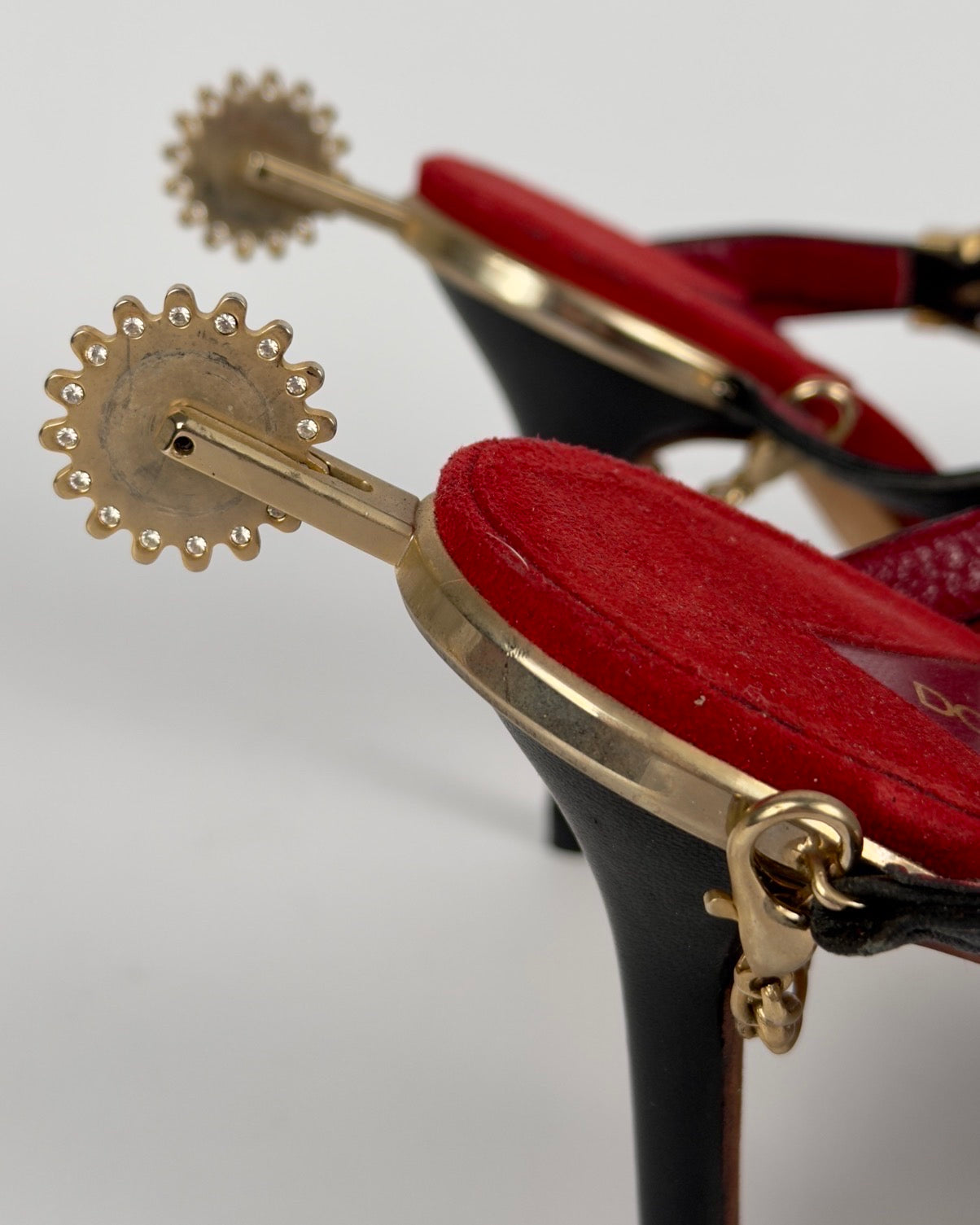 Dolce & Gabbana c.2004 Vintage Spur Heels — 37.5/38