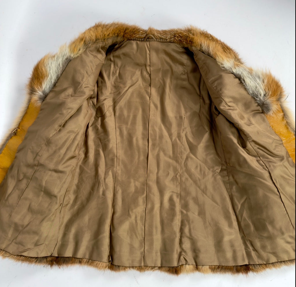 Vintage Fox Fur Jacket — XS/S