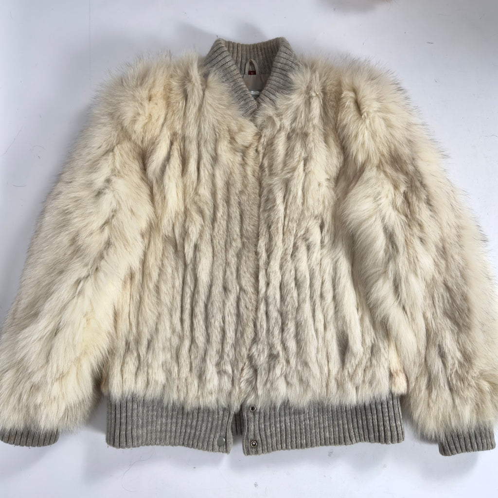 Vintage “Saga Fox” Arctic Fox Jacket — S/M