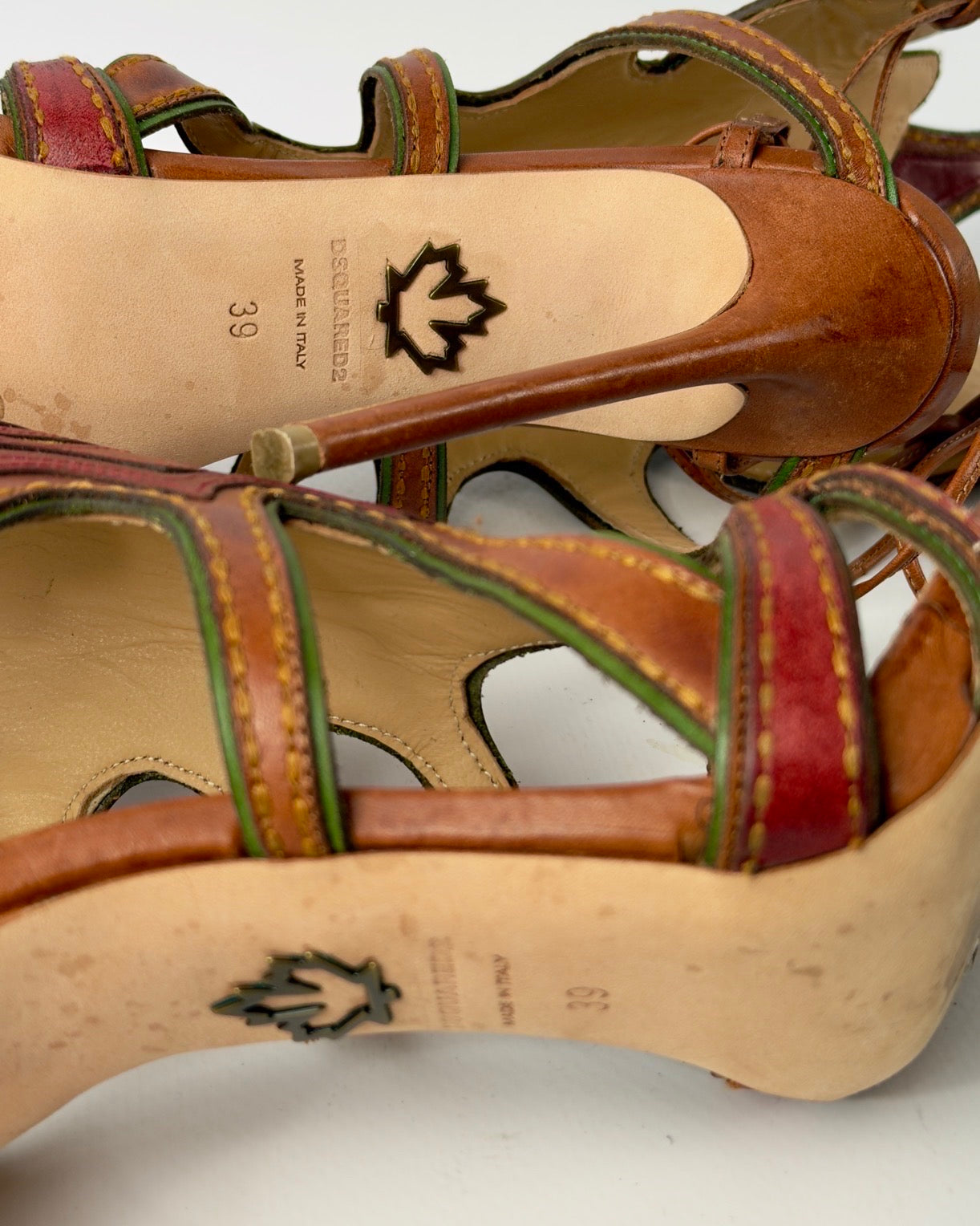 Dsquared FW18 Rodeo Western Heels — 39